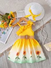 Aurora Dress - w/ Hat & Belt