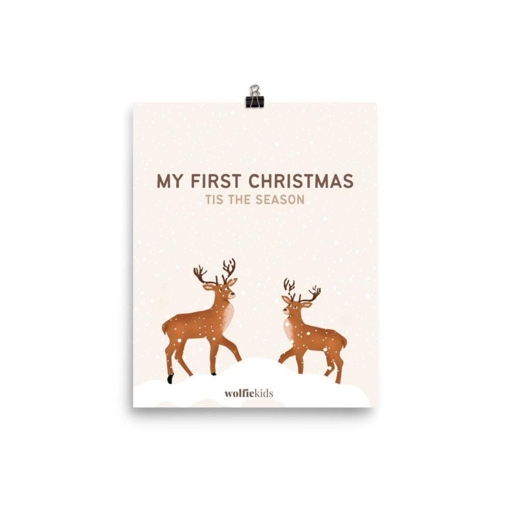 My first Christmas poster