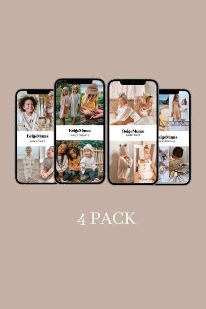 BeigeMums ULTIMATE Preset Bundle 4 Pack