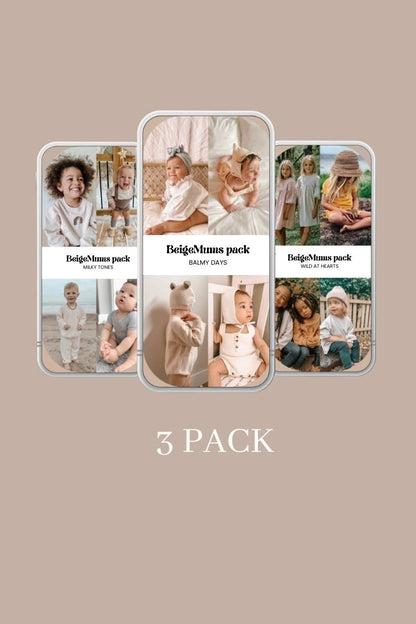 BeigeMums ORIGINAL Preset Bundle 3 Pack