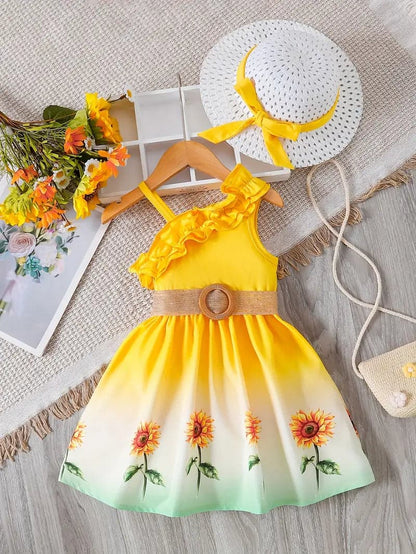 Aurora Dress - w/ Hat & Belt