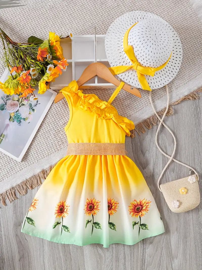 Aurora Dress - w/ Hat & Belt