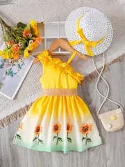 Aurora Dress - w/ Hat & Belt