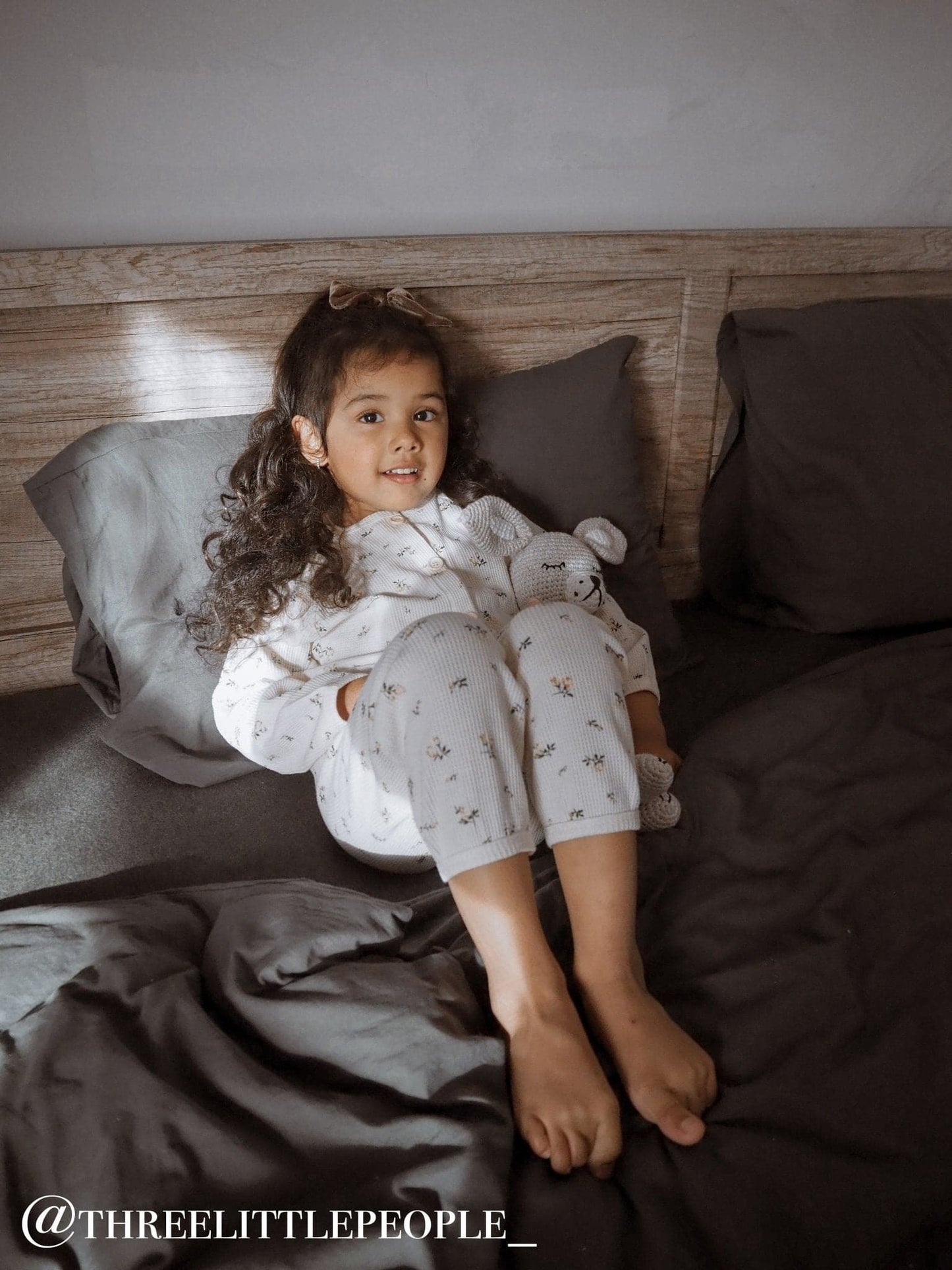 Evelyn pajamas  | beige flower