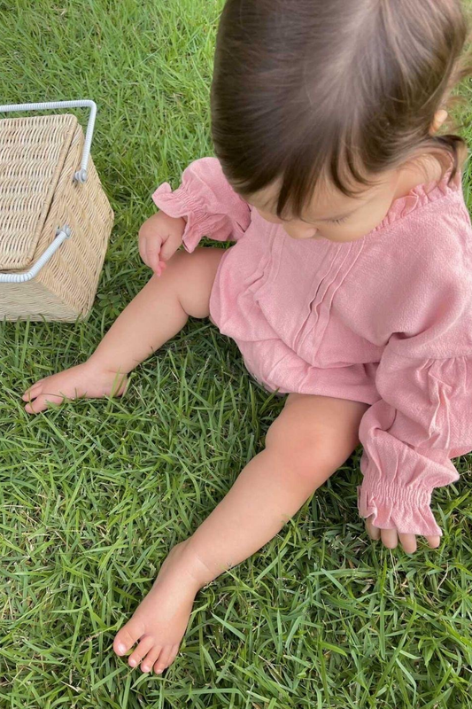 Florence romper | petal pink