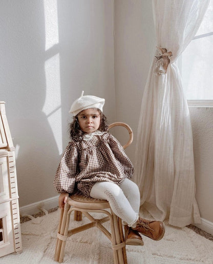 Harlow set | gingham bark