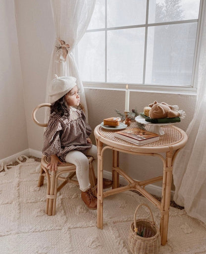 Harlow set | gingham bark