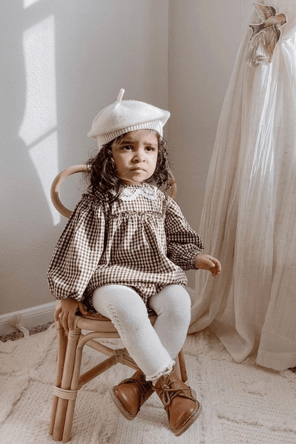 Harlow set | gingham bark