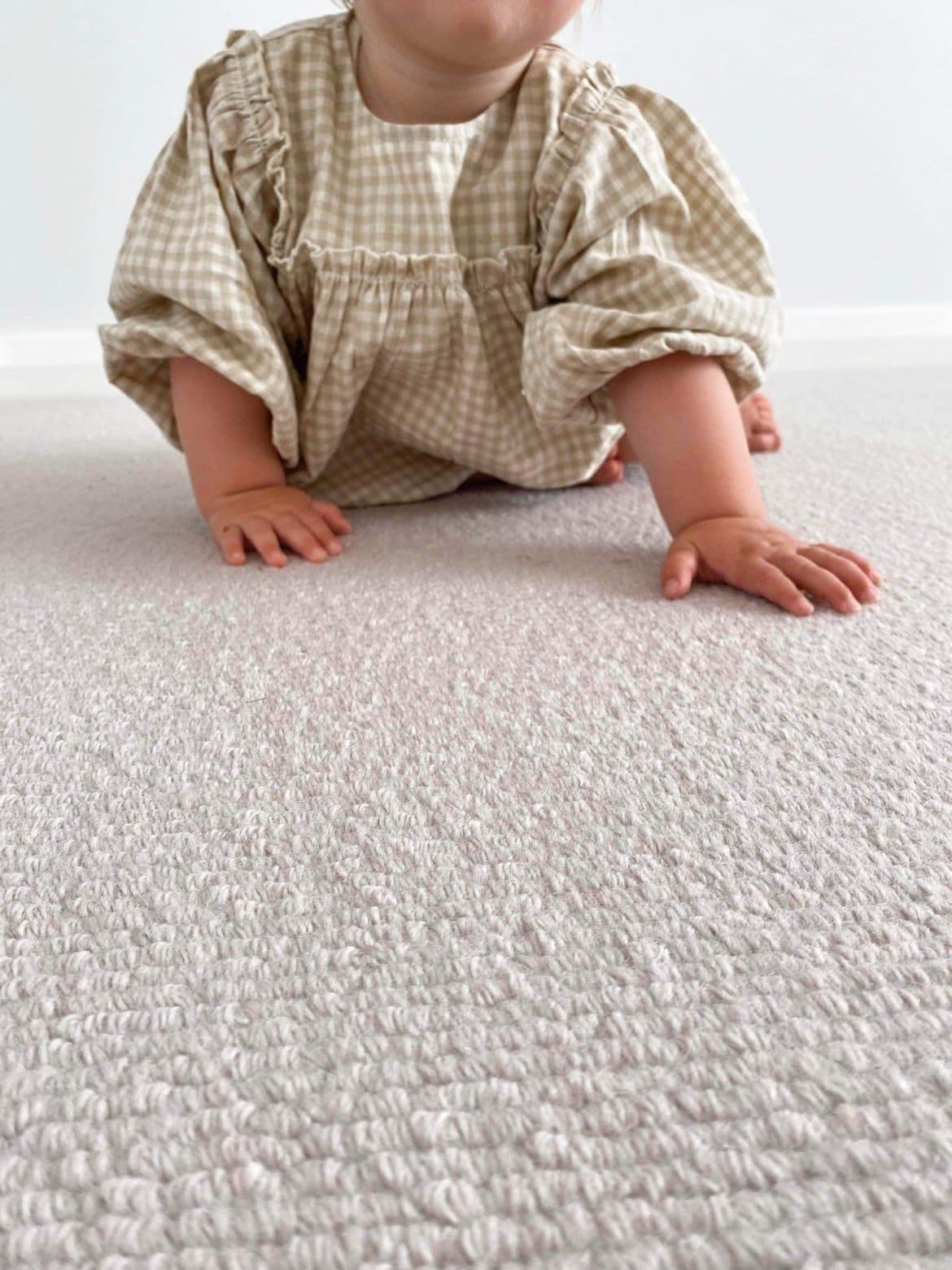 Harlow set | gingham sand