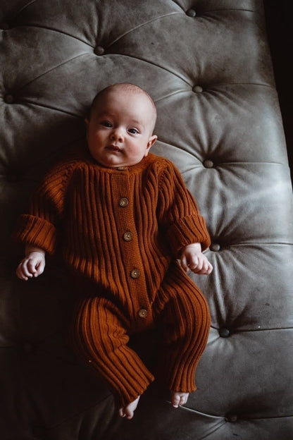 Jepha romper | burnt orange