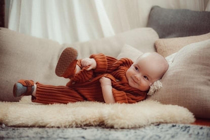 Jepha romper | burnt orange