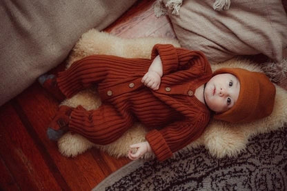 Jepha romper | burnt orange