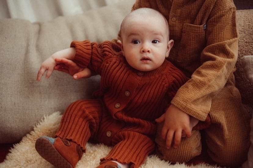 Jepha romper | burnt orange