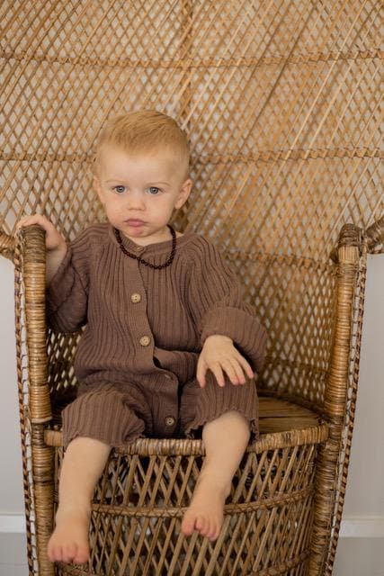 Jepha romper | cocoa