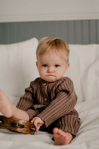 Jepha romper | cocoa