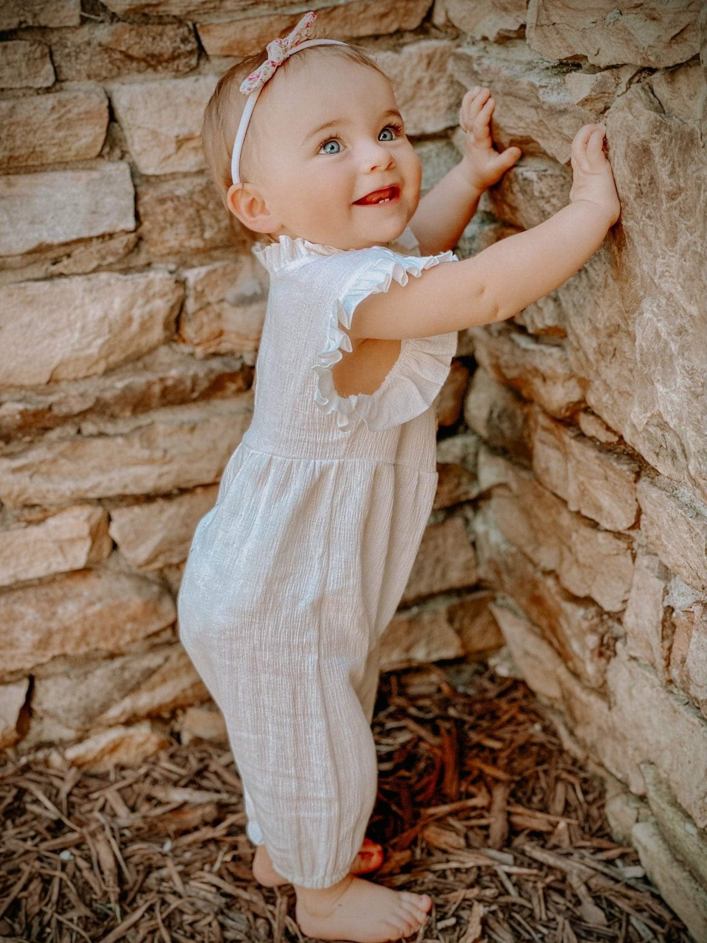 Kiki playsuit | coconut