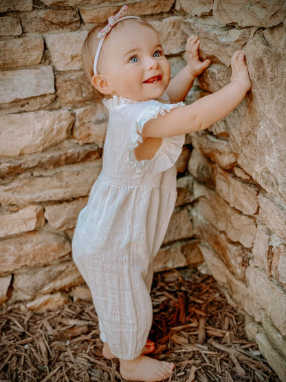 Kiki playsuit | coconut