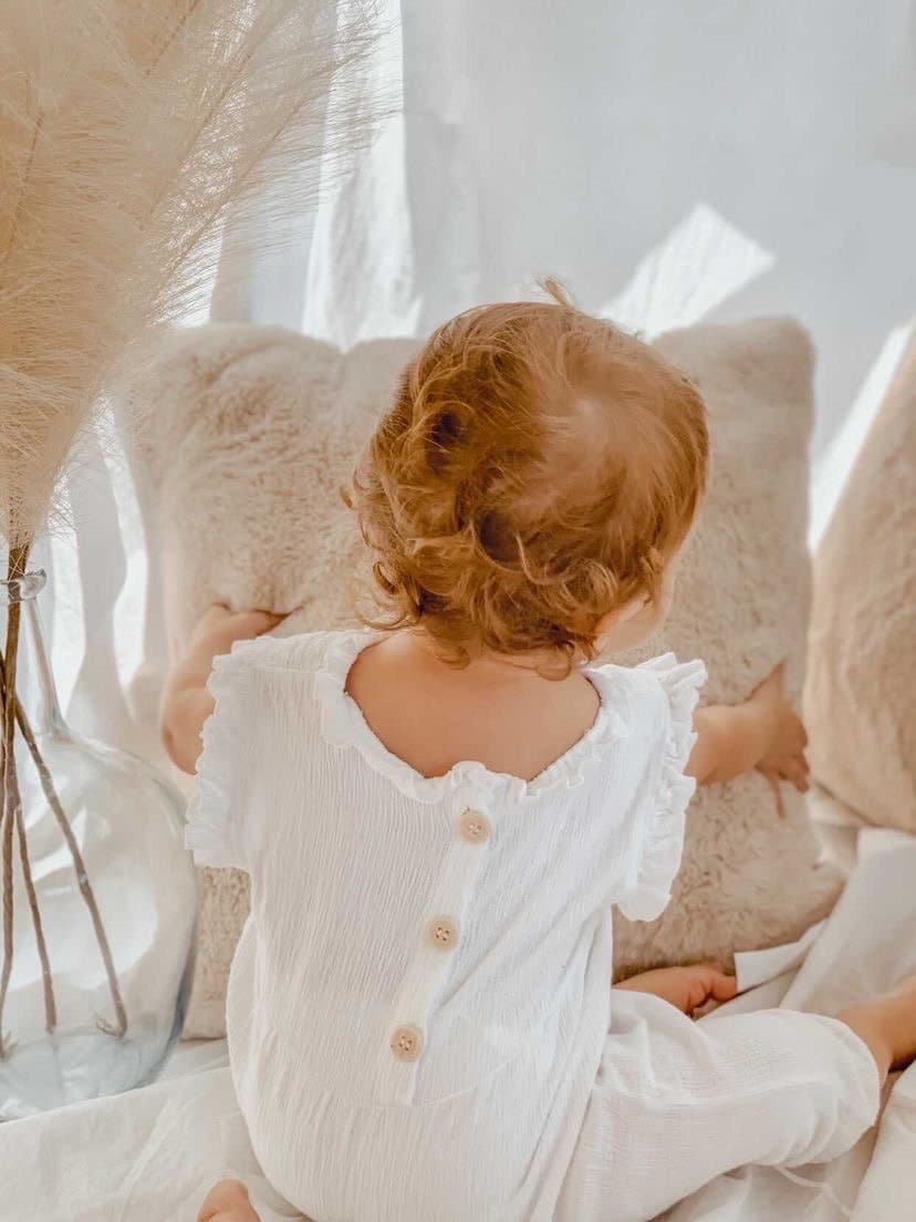 Kiki playsuit | coconut