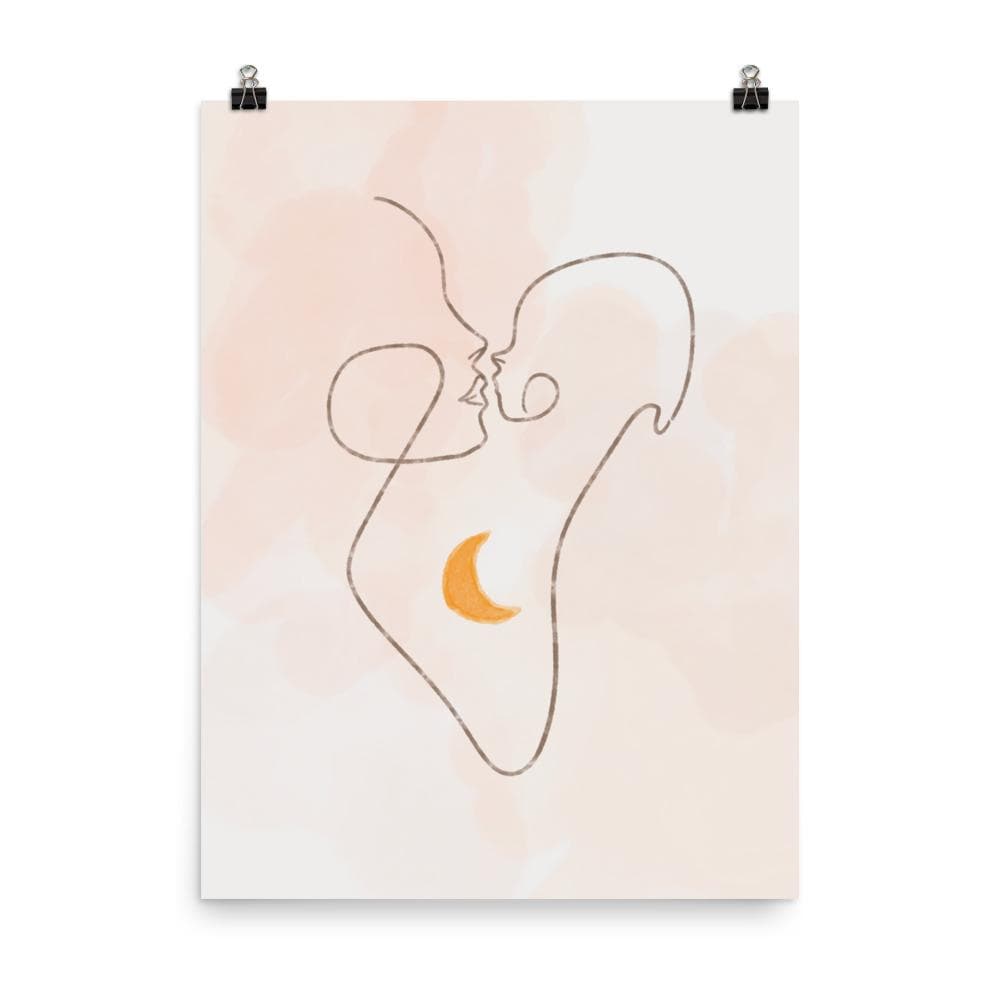 Kissed by the Moon Poster