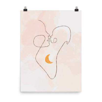 Kissed by the Moon Poster