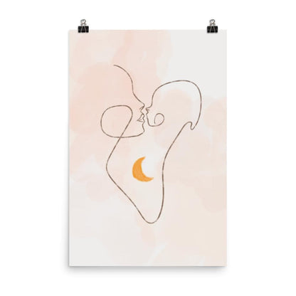 Kissed by the Moon Poster