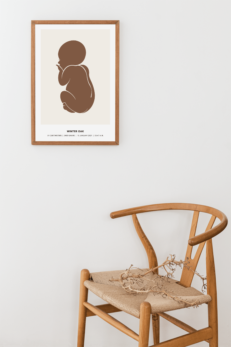 Personalised Birth Poster Graphic