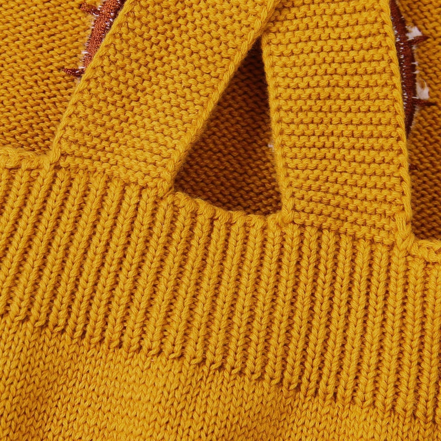 Rainbow knitted romper | honey