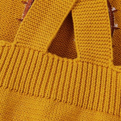 Rainbow knitted romper | honey