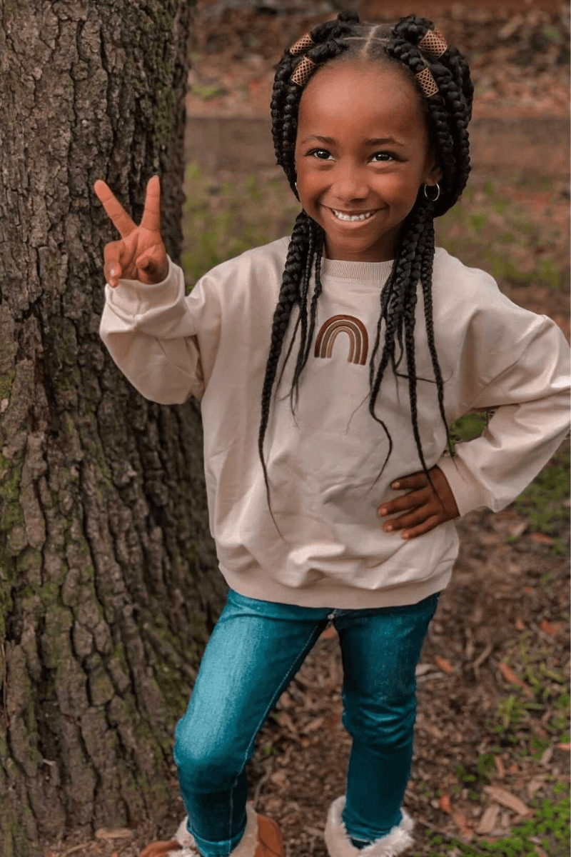 Rainbow sweater | milk