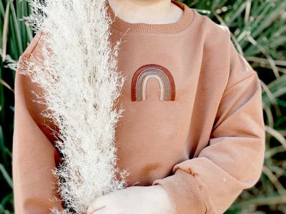 Rainbow sweater | rust