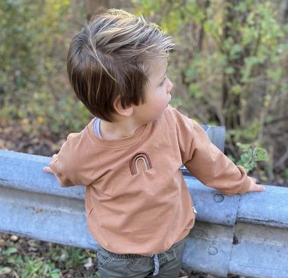 Rainbow sweater | rust