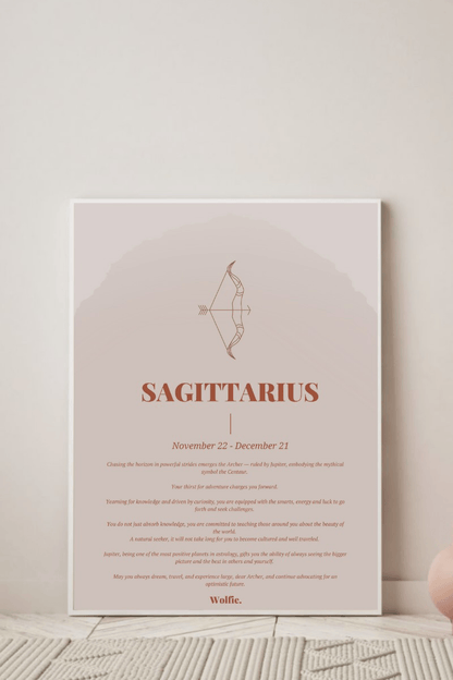 Sagittarius Zodiac Poster