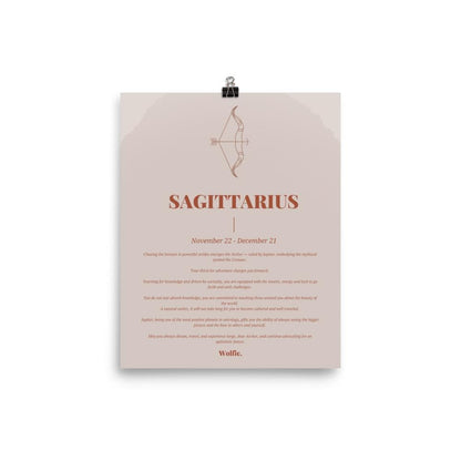 Sagittarius Zodiac Poster