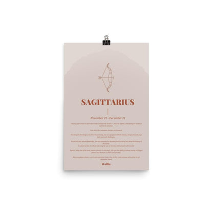 Sagittarius Zodiac Poster