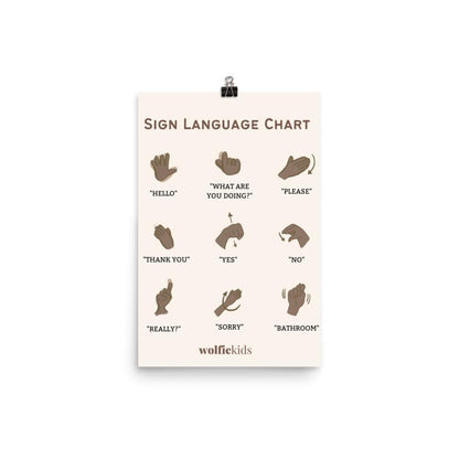 Sign Language Poster