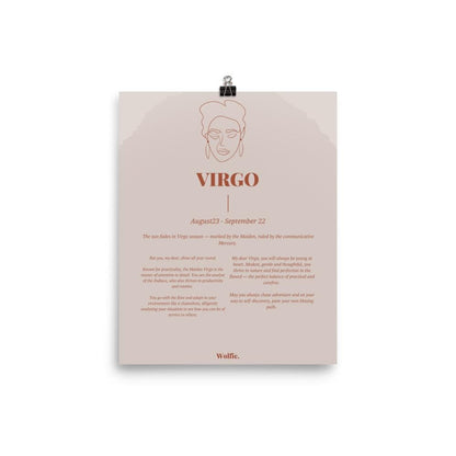 Virgo Zodiac Poster