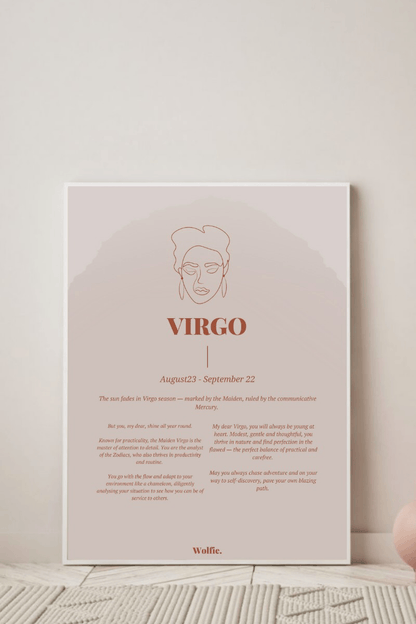 Virgo Zodiac Poster